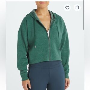 Threads 4 Thought - Crop Zip Up Hoodie (NWOT)